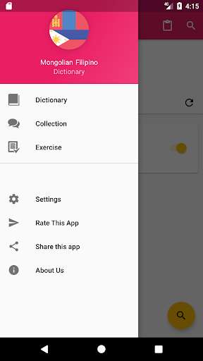 Emulate Android APK Mongolian Filipino Offline Dictionary  Translator
