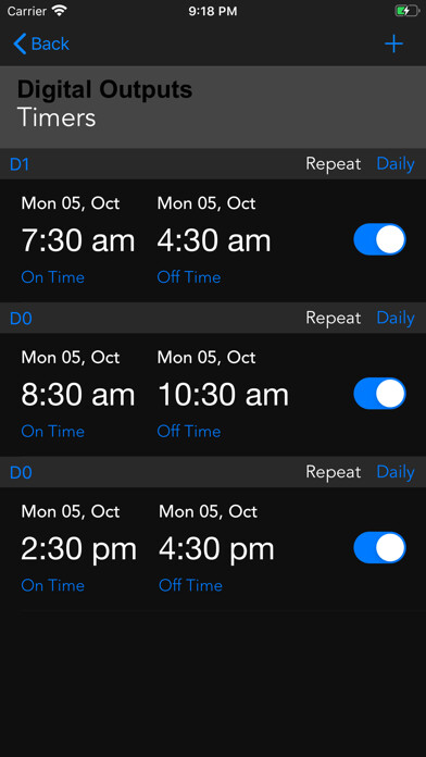 Emulate iPhone app Monicon PLC using MyAndroid