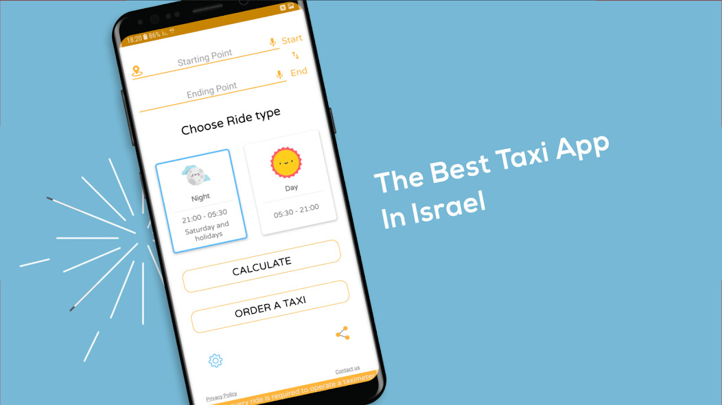 Run android online APK Moniton - Smart Taxi Calculator from MyAndroid or emulate Moniton - Smart Taxi Calculator using MyAndroid