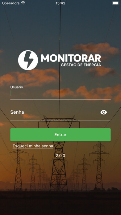 Emulate iPhone app Monitorar Tec using MyAndroid