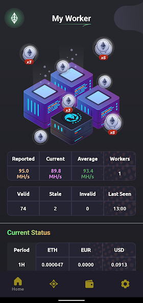 Run android online APK Monitor for Ethermine Pool from MyAndroid or emulate Monitor for Ethermine Pool using MyAndroid Run android online APK Monitor for Ethermine Pool from MyAndroid or emulate Monitor for Ethermine Pool using MyAndroid