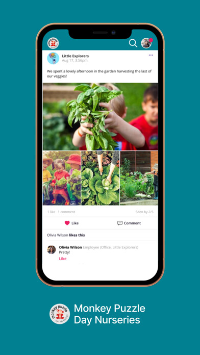 Emulate iPhone app Monkey Puzzle Day Nurseries using MyAndroid