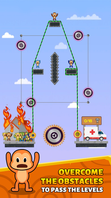 Emulate iPhone app Monkey Rope Puzzle using MyAndroid Emulate iPhone app Monkey Rope Puzzle using MyAndroid