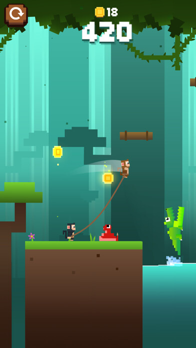 Run android online APK Monkey Ropes from MyAndroid or emulate Monkey Ropes using MyAndroid
