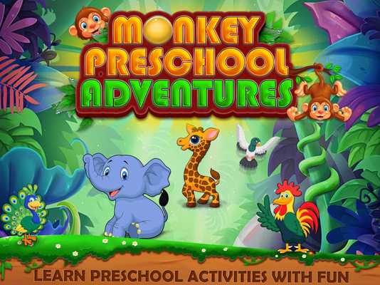 Emulate Android APK Monkey School Learning Fun: Trivia For Kids