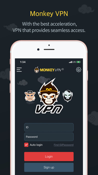 Emulate iPhone app Monkey VPN using MyAndroid