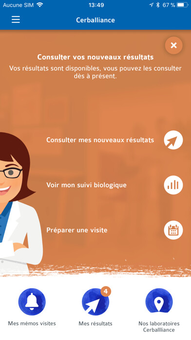 Run android online APK Mon laboratoire Cerballiance from MyAndroid or emulate Mon laboratoire Cerballiance using MyAndroid