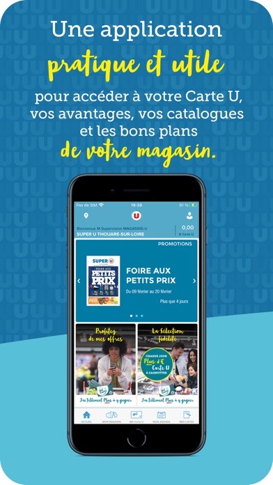 Emulate iPhone app Mon Magasin U using MyAndroid