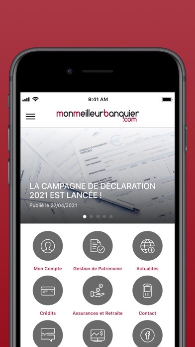 Emulate iPhone app Mon Meilleur Banquier using MyAndroid Emulate iPhone app Mon Meilleur Banquier using MyAndroid