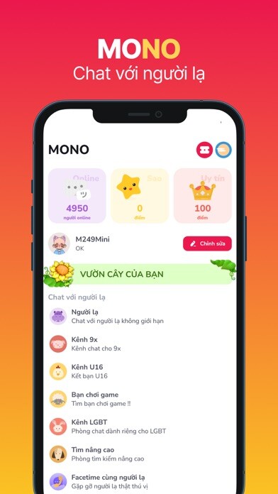 Emulate iPhone app MONO - Chat với người lạ using MyAndroid Emulate iPhone app MONO - Chat với người lạ using MyAndroid