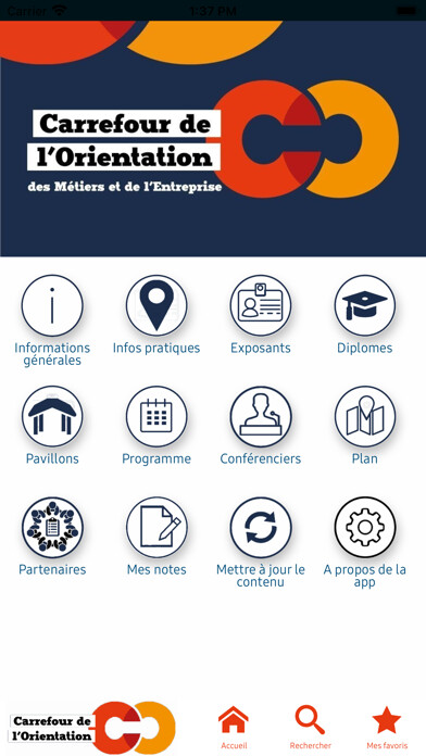 Emulate iPhone app Mon Orientation Cholet using MyAndroid Emulate iPhone app Mon Orientation Cholet using MyAndroid