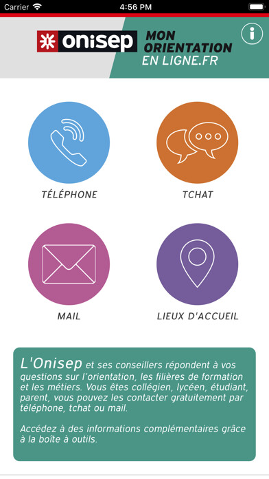 Emulate iPhone app Mon orientation en ligne using MyAndroid Emulate iPhone app Mon orientation en ligne using MyAndroid
