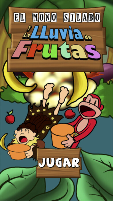 Emulate iPhone app Mono Silabo: Lluvia de Frutas using MyAndroid Emulate iPhone app Mono Silabo: Lluvia de Frutas using MyAndroid