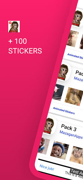 Run android online APK Monos Memes Stickers Animated from MyAndroid or emulate Monos Memes Stickers Animated using MyAndroid