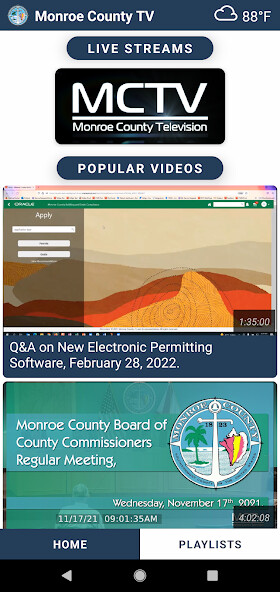 Run android online APK Monroe County TV from MyAndroid or emulate Monroe County TV using MyAndroid