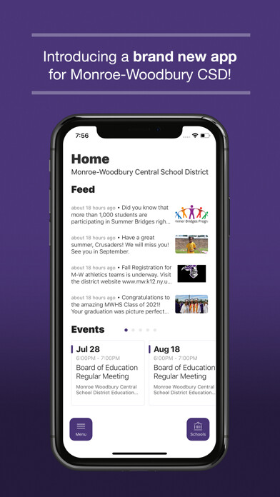 Emulate iPhone app Monroe-Woodbury CSD NY using MyAndroid Emulate iPhone app Monroe-Woodbury CSD NY using MyAndroid