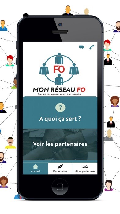 Emulate iPhone app Mon Rseau FO using MyAndroid