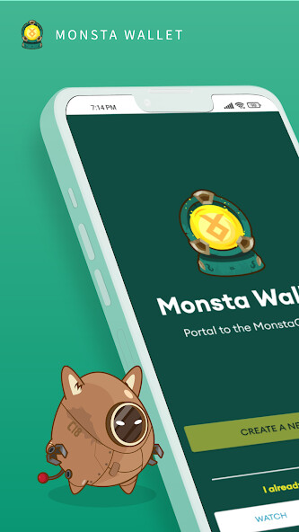 Run android online APK Monsta Wallet from MyAndroid or emulate Monsta Wallet using MyAndroid