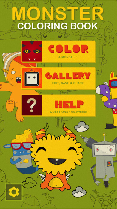 Emulate iPhone app Monster Coloring Book using MyAndroid Emulate iPhone app Monster Coloring Book using MyAndroid