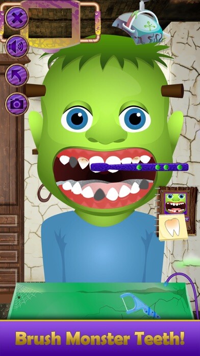 Emulate iPhone app Monster Dentist School using MyAndroid