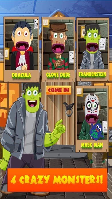 Emulate iPhone app Monster Dentist - Spooky House using MyAndroid