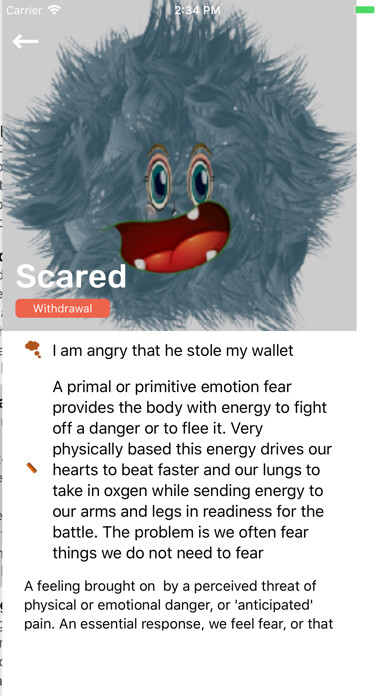Emulate iPhone app Monster Feelings Lite using MyAndroid