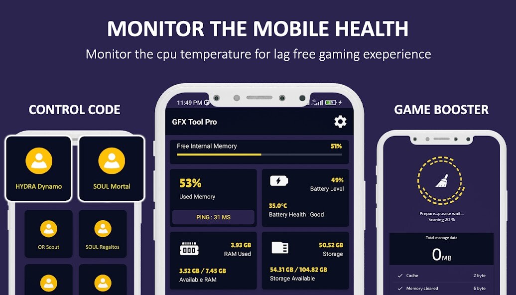 Run android online APK Monster GFX Tool for BGMI from MyAndroid or emulate Monster GFX Tool for BGMI using MyAndroid Run android online APK Monster GFX Tool for BGMI from MyAndroid or emulate Monster GFX Tool for BGMI using MyAndroid