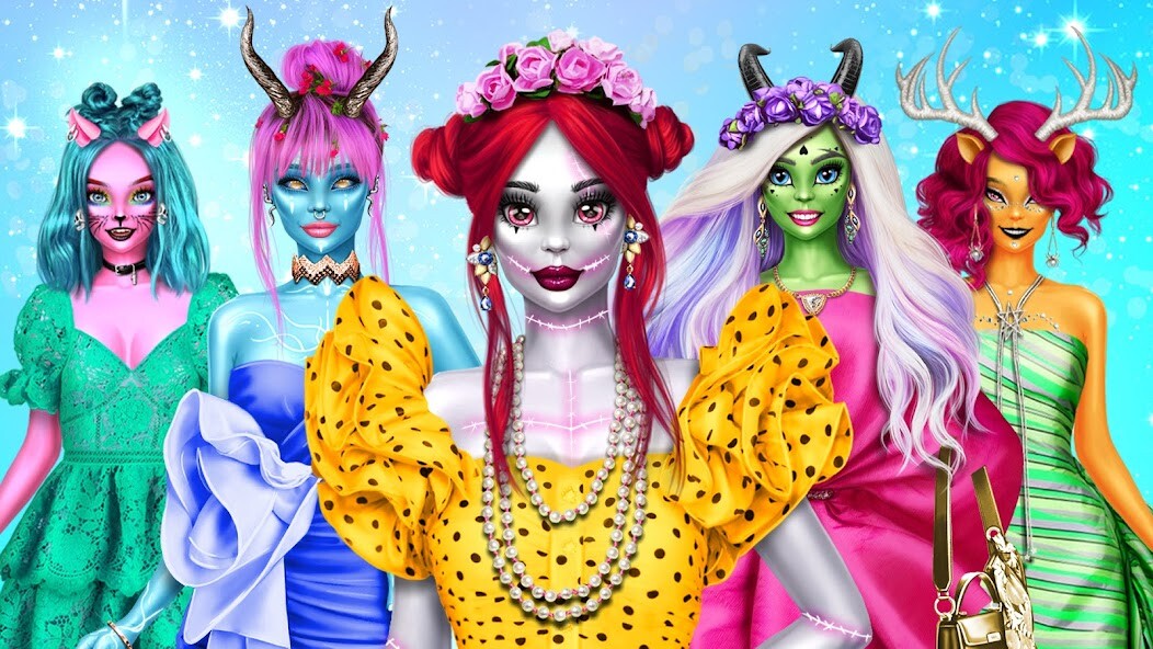Run android online APK Monster Girl Dress Up  Makeup from MyAndroid or emulate Monster Girl Dress Up  Makeup using MyAndroid