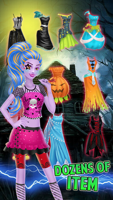 Emulate iPhone app Monster Girl Dress up Party Makeover Salon Makeup using MyAndroid Emulate iPhone app Monster Girl Dress up Party Makeover Salon Makeup using MyAndroid