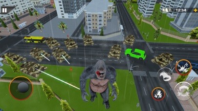 Emulate iPhone app Monster Gorilla Rampage using MyAndroid Emulate iPhone app Monster Gorilla Rampage using MyAndroid