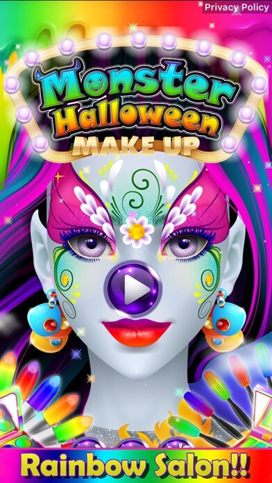 Emulate iPhone app Monster Halloween Make Up using MyAndroid Emulate iPhone app Monster Halloween Make Up using MyAndroid