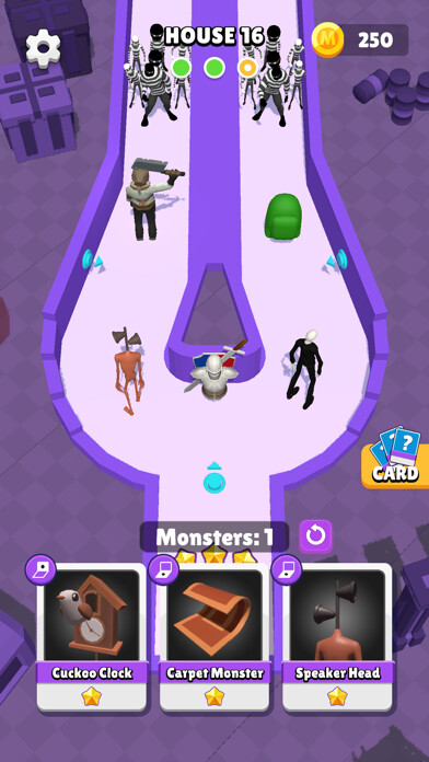 Emulate iPhone app Monster House - Horror Defense using MyAndroid