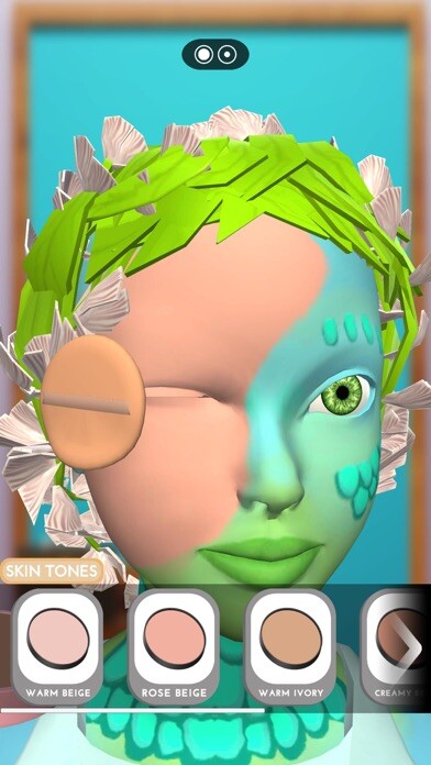 Emulate iPhone app Monster Makeup 3D using MyAndroid