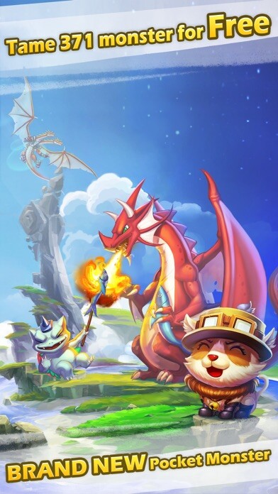Emulate iPhone app Monster Planet:Rpg Card Battle City Builder Games using MyAndroid