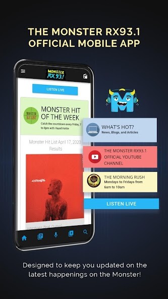 Run android online APK Monster RX93.1 from MyAndroid or emulate Monster RX93.1 using MyAndroid Run android online APK Monster RX93.1 from MyAndroid or emulate Monster RX93.1 using MyAndroid