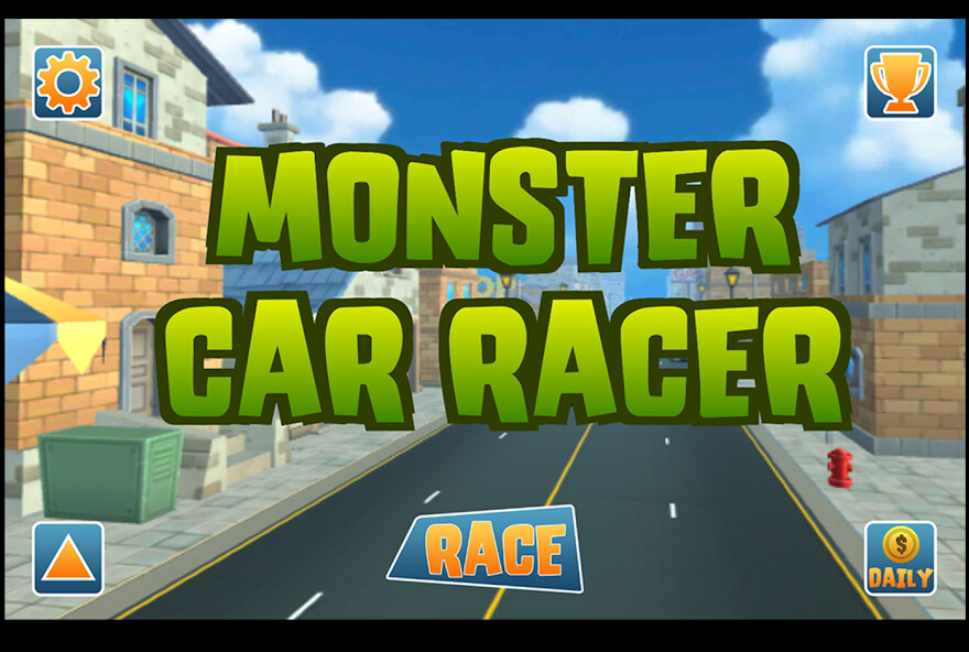 Run android online APK Monsters GO Cars Racer Run from MyAndroid or emulate Monsters GO Cars Racer Run using MyAndroid