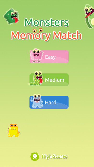 Emulate iPhone app Monsters Memory Match Game using MyAndroid Emulate iPhone app Monsters Memory Match Game using MyAndroid