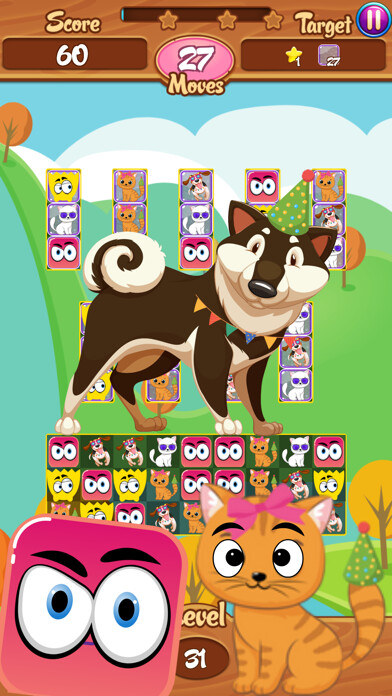 Emulate iPhone app Monster Swipe Match3 Dogs Cats using MyAndroid Emulate iPhone app Monster Swipe Match3 Dogs Cats using MyAndroid