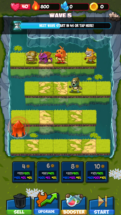 Emulate iPhone app Monster TD : Treasure Defense using MyAndroid Emulate iPhone app Monster TD : Treasure Defense using MyAndroid