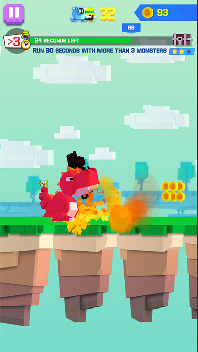 Emulate iPhone app Monster Tornado using MyAndroid