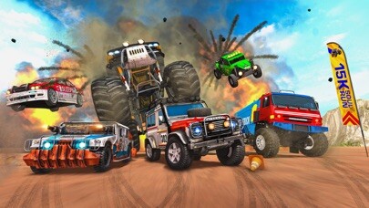 Emulate iPhone app Monster Truck 4x4 Derby using MyAndroid