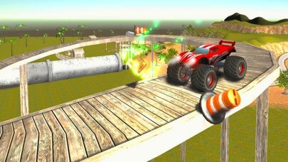 Emulate iPhone app Monster Truck Demolition Derby- Super Driving 2017 using MyAndroid