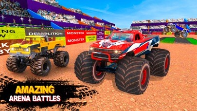 Emulate iPhone app Monster Truck Derby Racing using MyAndroid