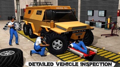 Emulate iPhone app Monster Truck Mechanic Simulator: Auto Repair Shop using MyAndroid