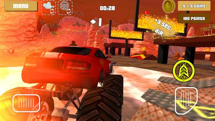Emulate Android APK Monster Truck Racing Hero 3D