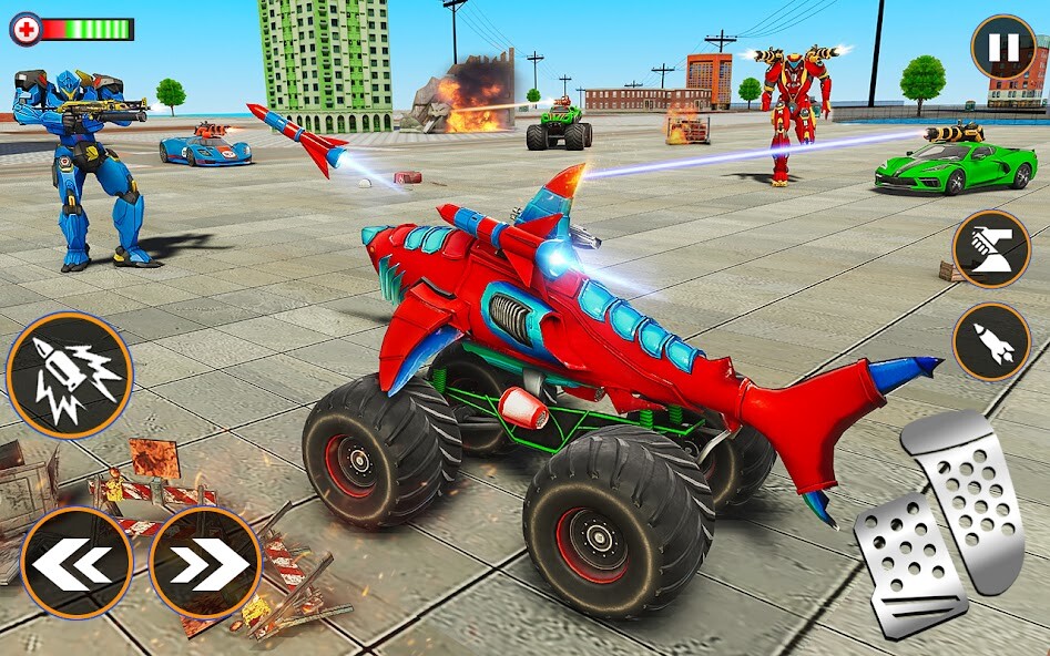 Run android online APK Monster Truck Robot Shark Game from MyAndroid or emulate Monster Truck Robot Shark Game using MyAndroid Run android online APK Monster Truck Robot Shark Game from MyAndroid or emulate Monster Truck Robot Shark Game using MyAndroid