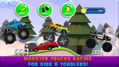 Emulate iPhone app Monster Trucks Kids Racing Game using MyAndroid