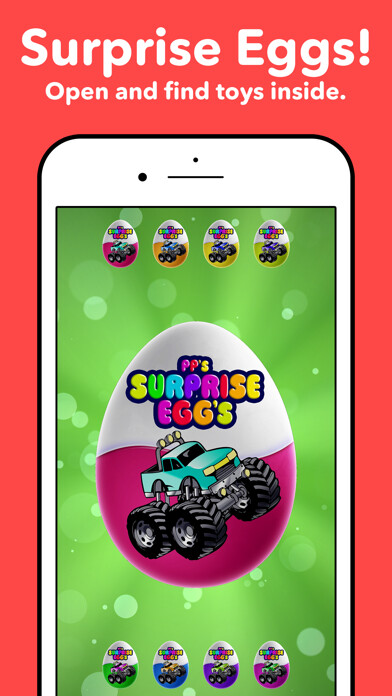 Emulate iPhone app Monster Trucks Surprise Eggs For Kids using MyAndroid Emulate iPhone app Monster Trucks Surprise Eggs For Kids using MyAndroid