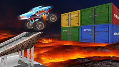 Emulate iPhone app Monster Truck Stunts on Lava: Real Racing using MyAndroid Emulate iPhone app Monster Truck Stunts on Lava: Real Racing using MyAndroid