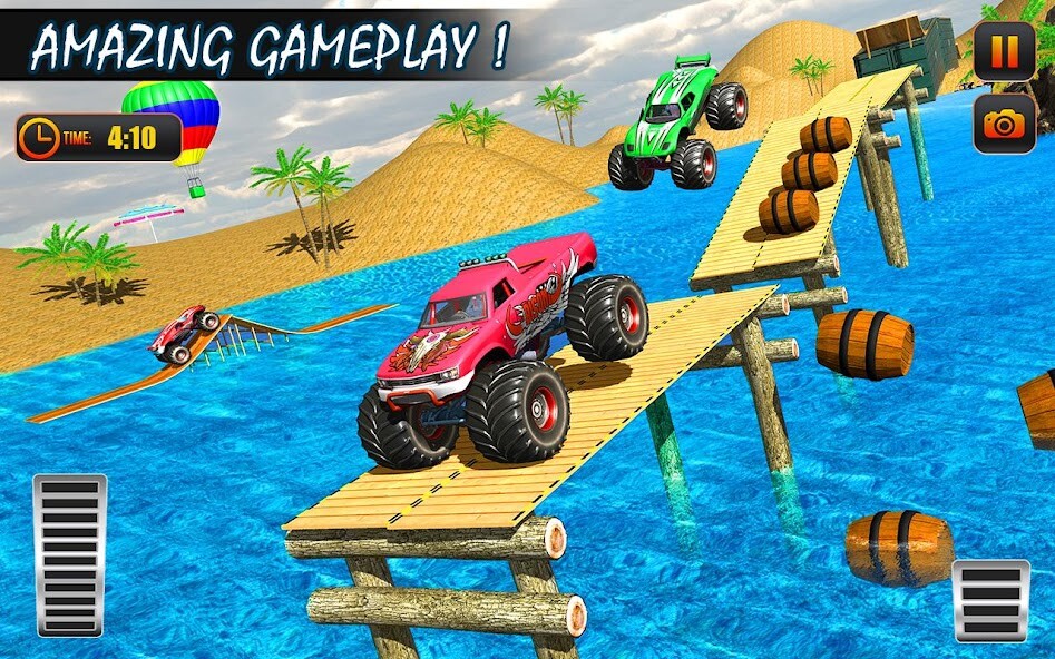 Run android online APK Monster Truck Water Surfing 3D from MyAndroid or emulate Monster Truck Water Surfing 3D using MyAndroid